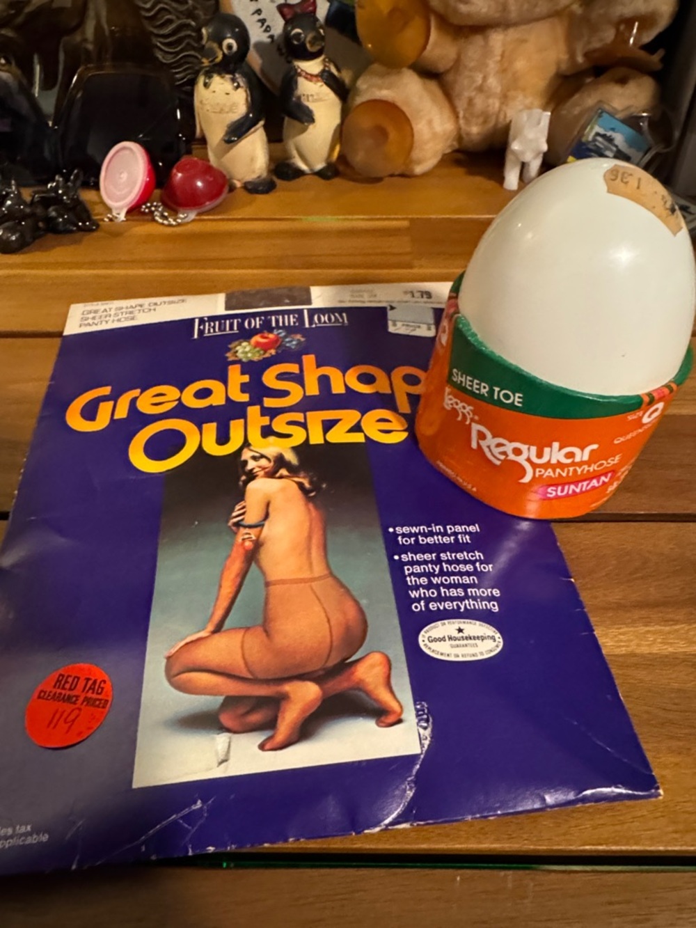 Vintage Plus Size Fruit of the Loom and L’eggs Pantyhose - Suntan & Coffee